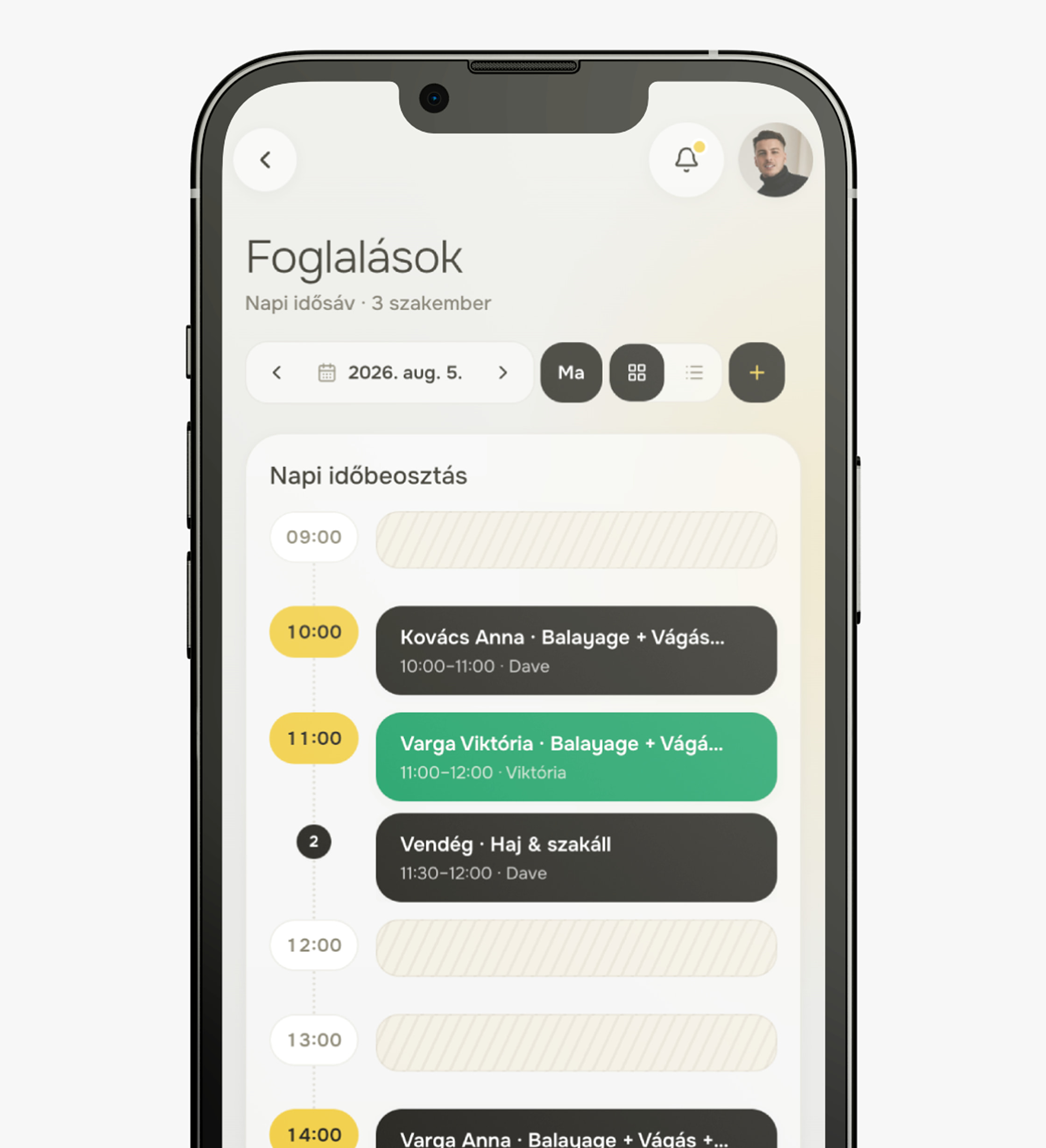 Szakember-foglalások